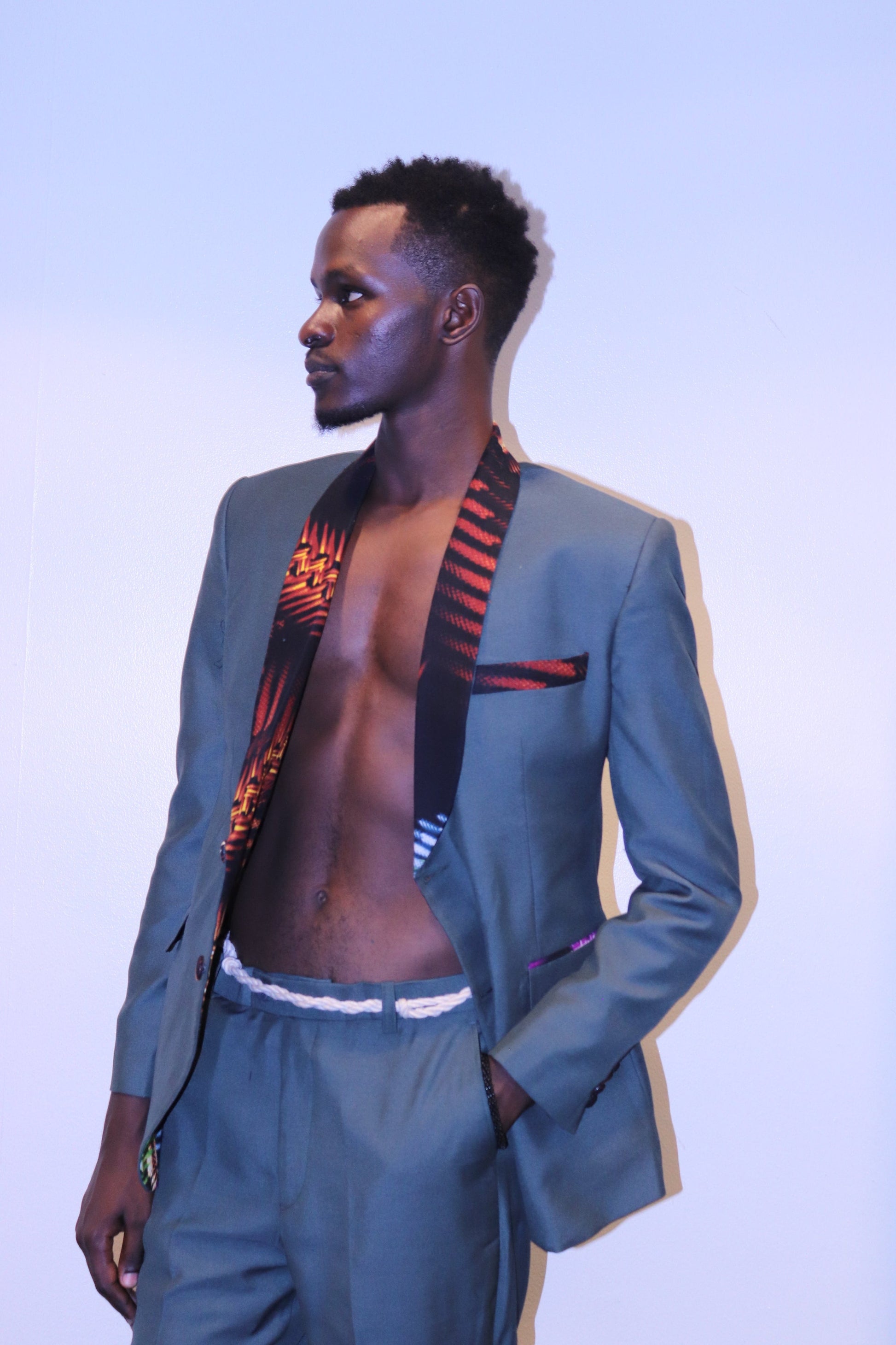 Veryldesigns Baingana African Print Accent Suit