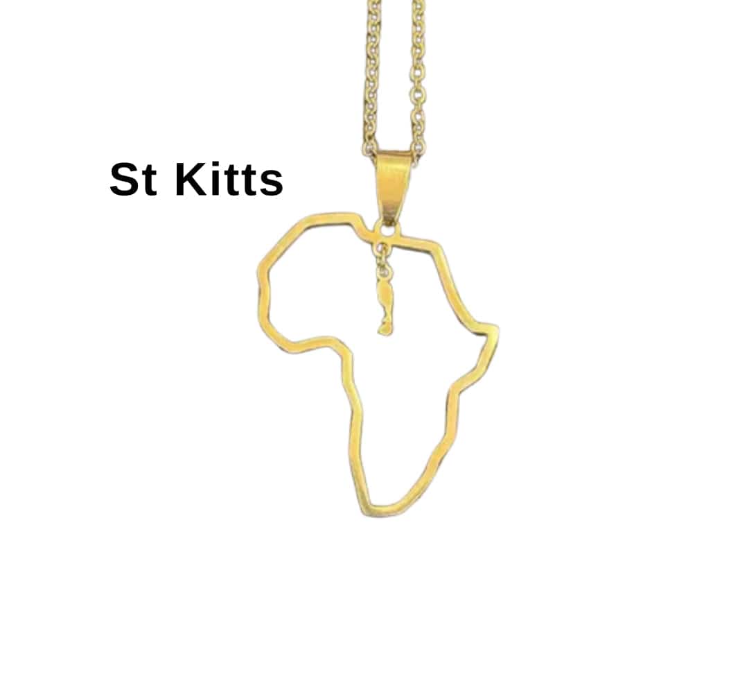 Veryldesigns Necklace Custom African country Necklace