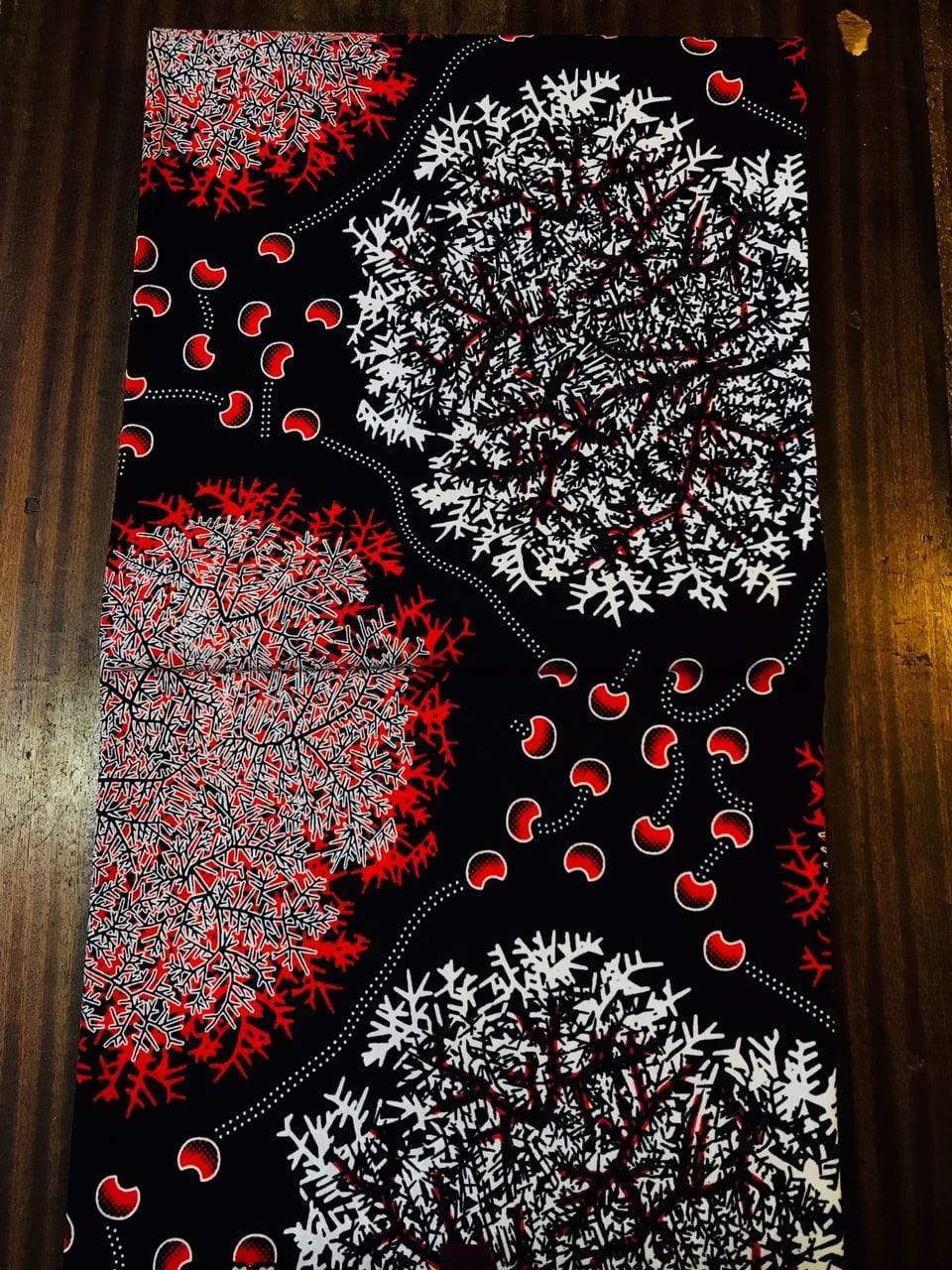 Veryldesigns African Print Velvet Lined Scarf