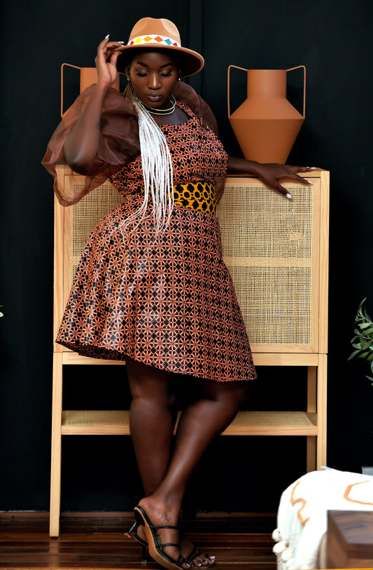 Veryldesigns Afsa Gomesi African Print Two Piece Set
