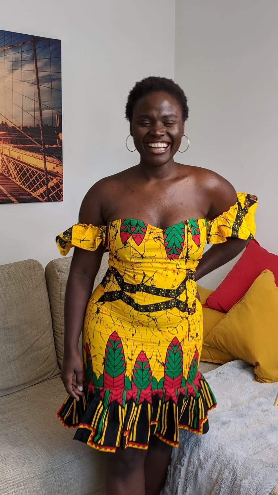 Veryldesigns Dress Akamwenyo Midi Dress