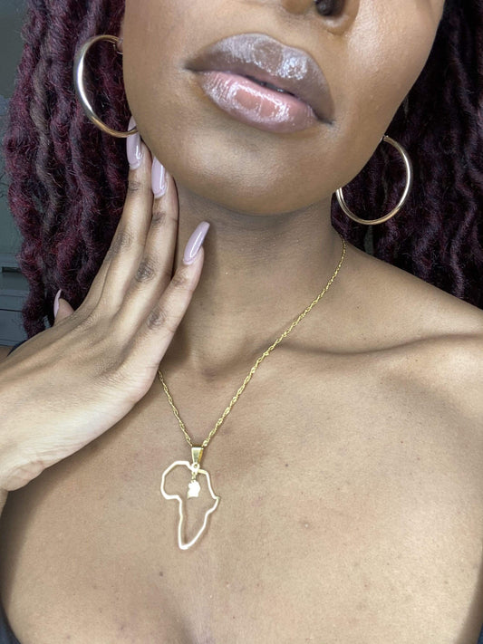 Veryldesigns Necklace Custom African country Necklace