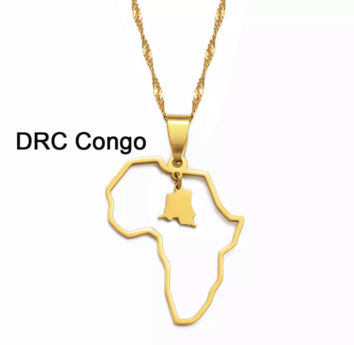 Veryldesigns Necklace Custom African country Necklace