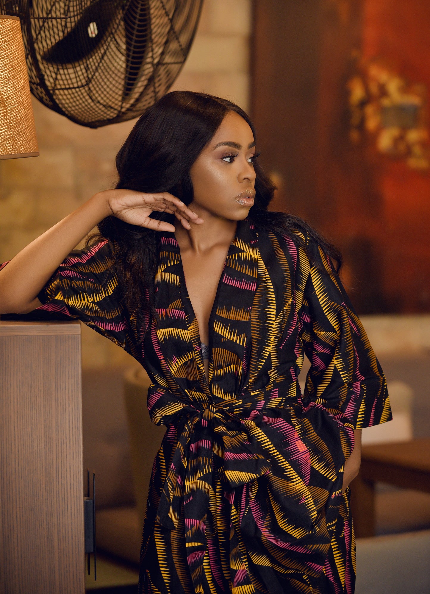 Veryldesigns Nyonyozi African Print Two Piece Trouser Set