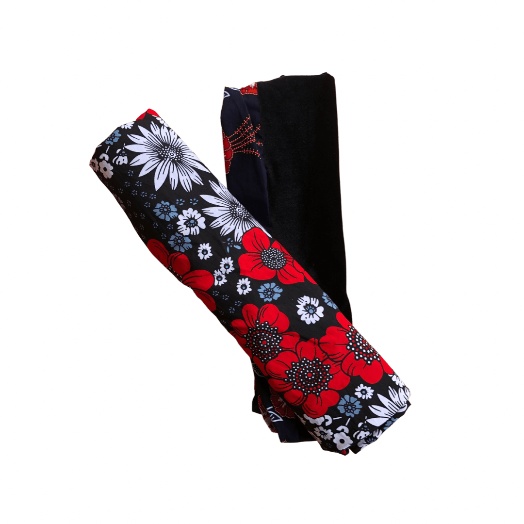 Veryldesigns African Print Velvet Lined Scarf