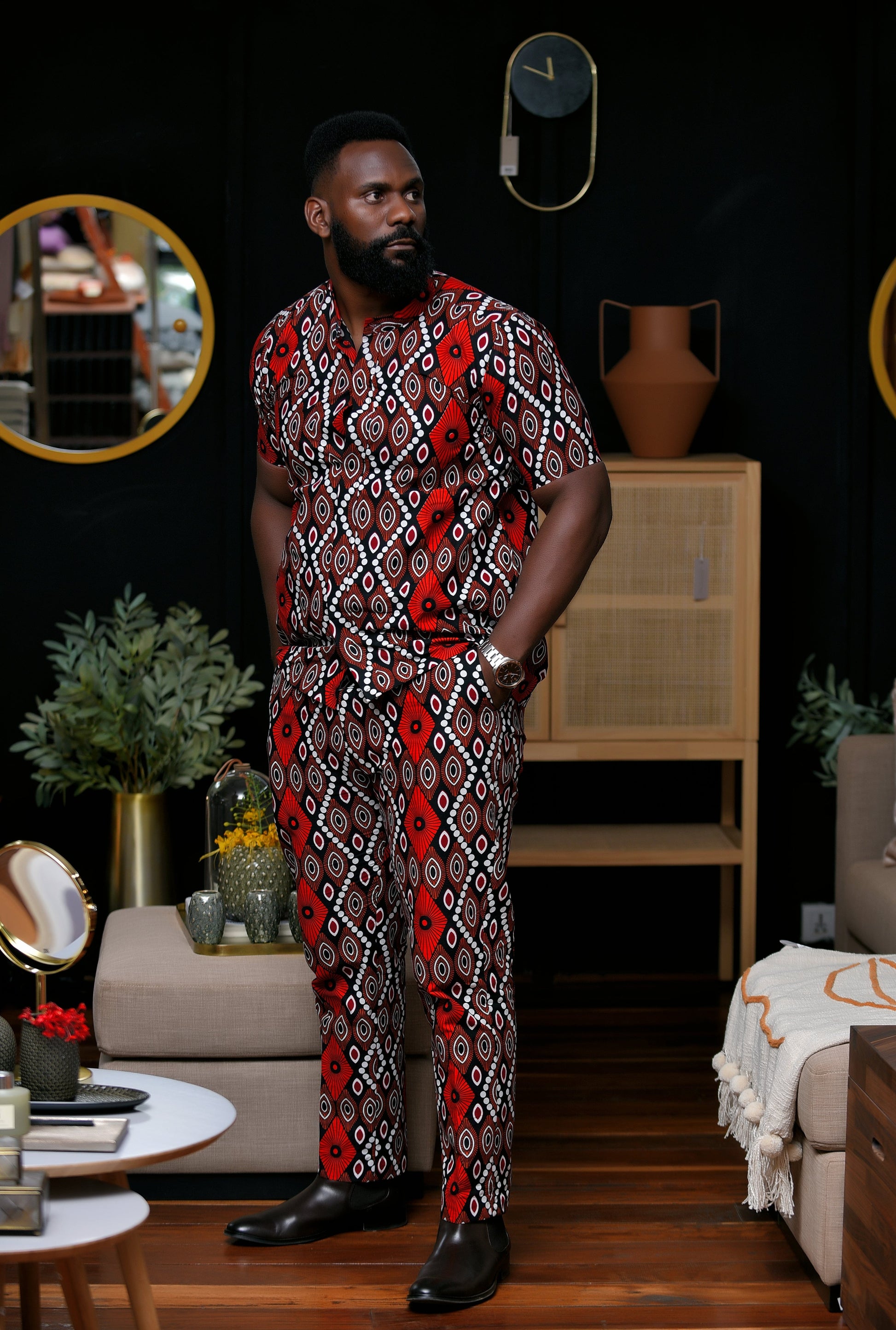 Veryldesigns Aztec Men’s African Print Set