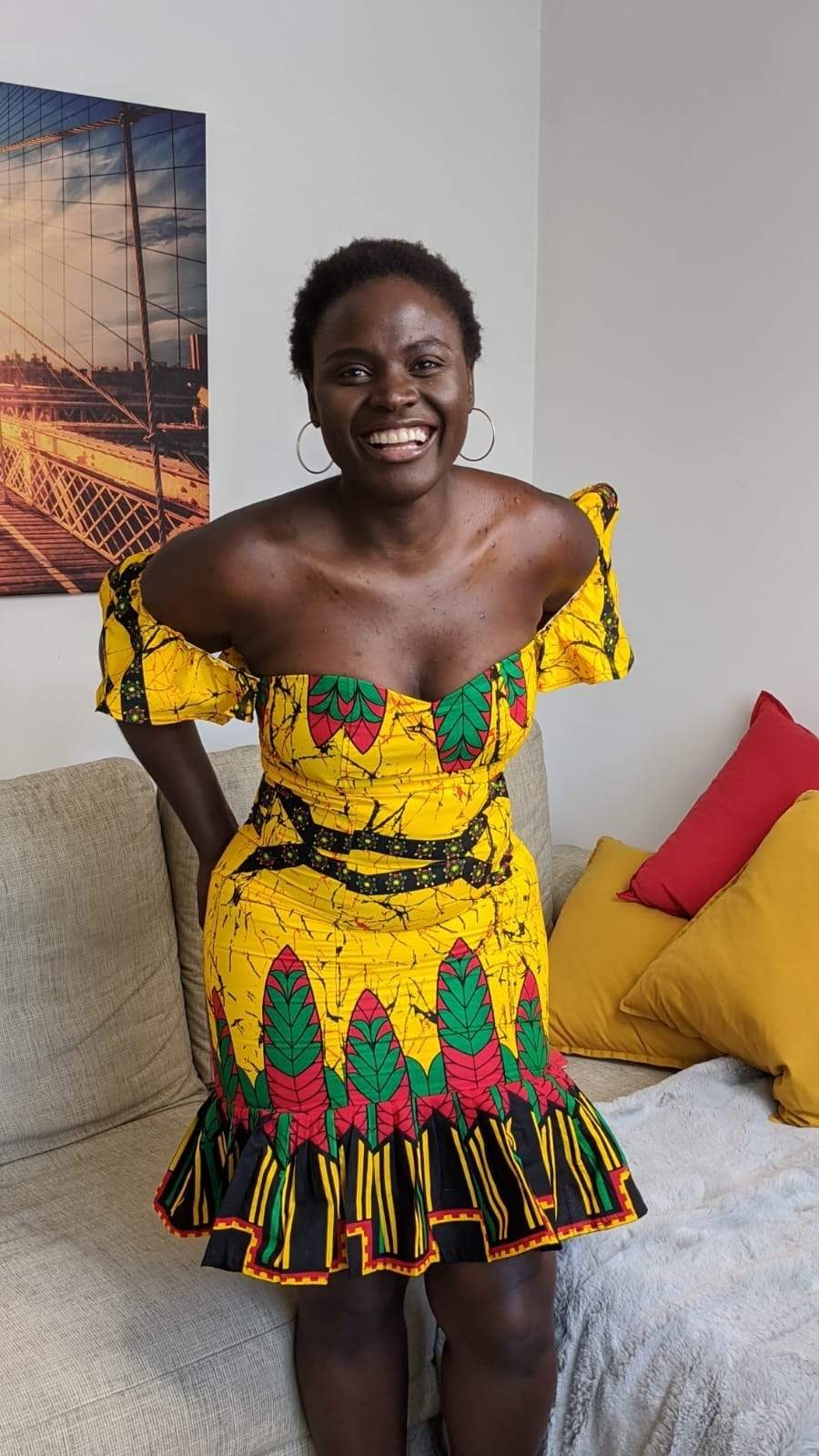 Veryldesigns Dress Akamwenyo Midi Dress