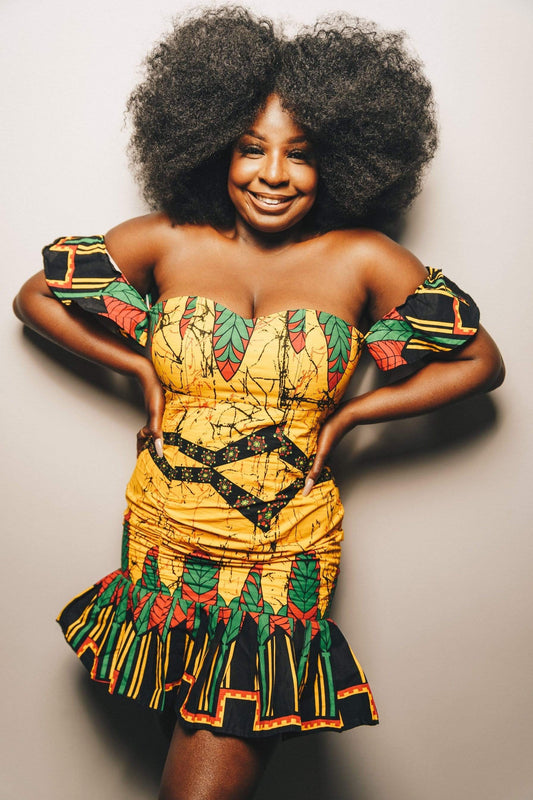 Veryldesigns Dress Akamwenyo Midi Dress