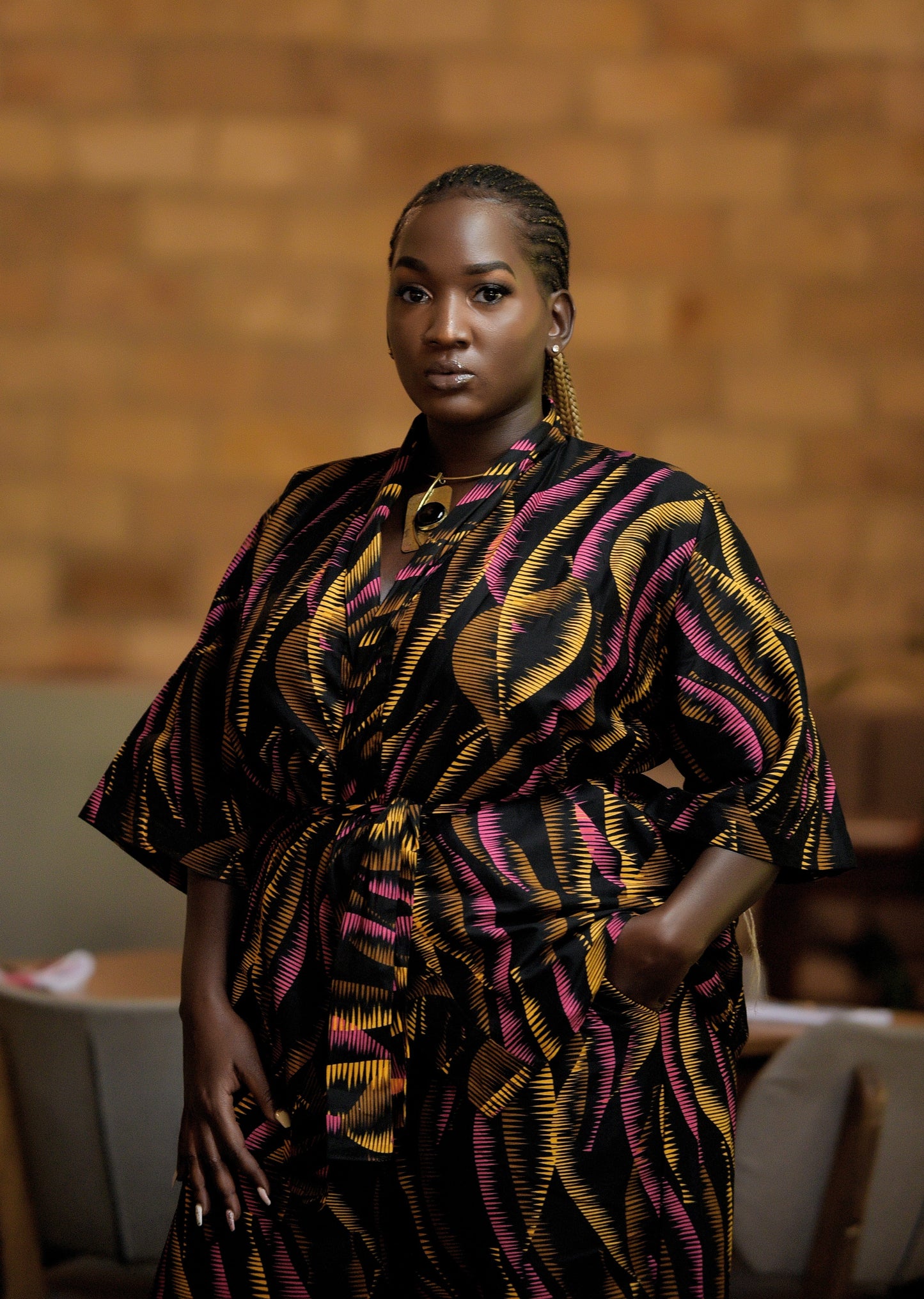 Veryldesigns Nyonyozi African Print Two Piece Trouser Set