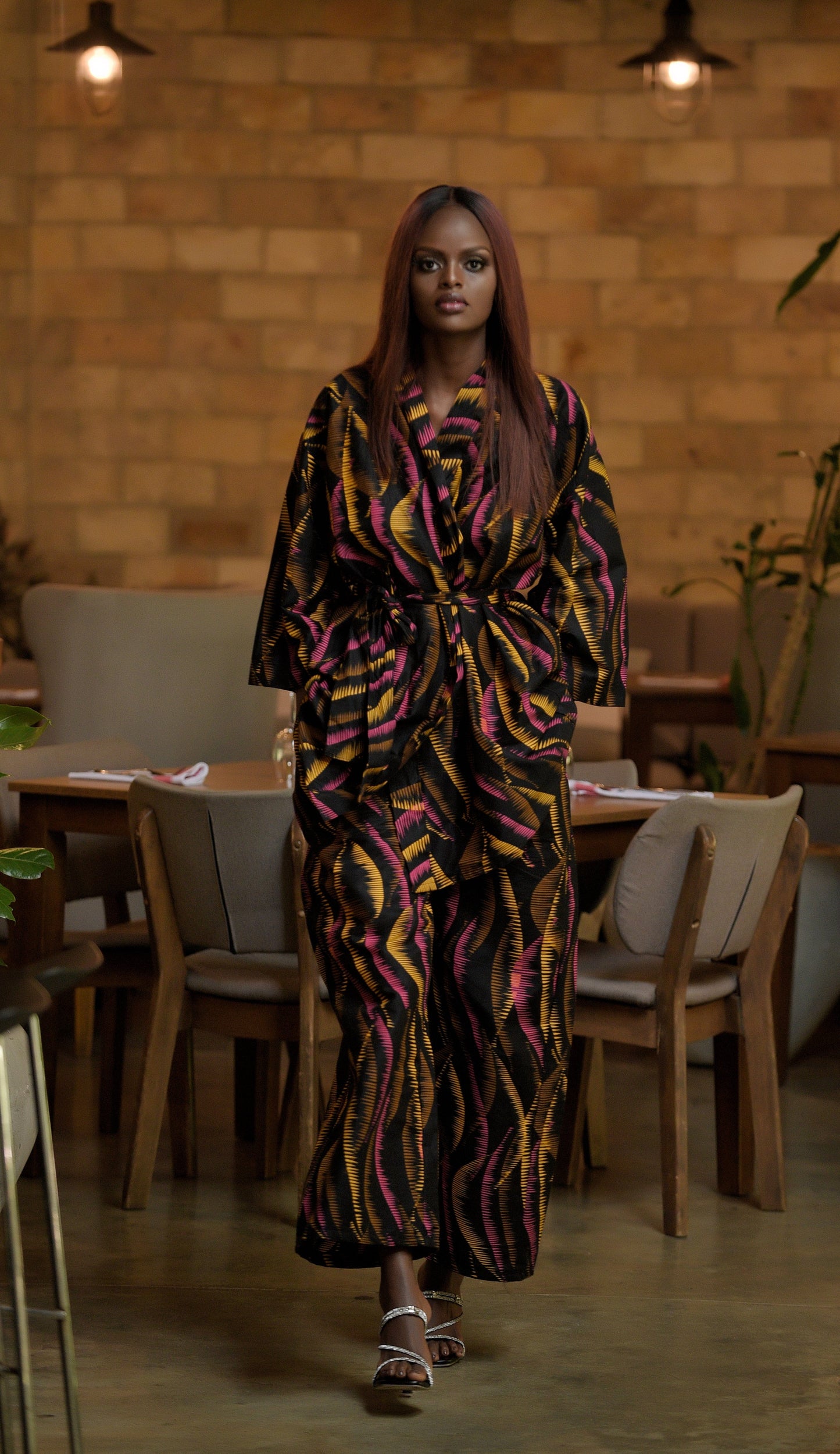 Veryldesigns Piloyi African Print Flared Trouser