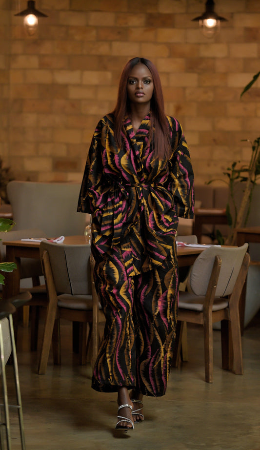 Veryldesigns Piloyi African Print Flared Trouser